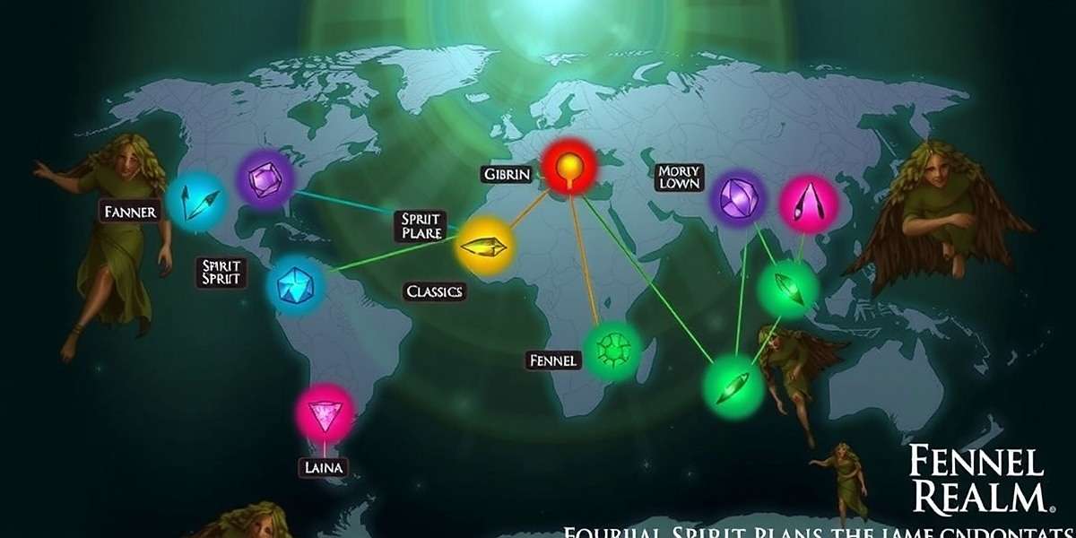 Fennel Spirit Realm Realm Map Fennel Spirit Realm world map showing the five different spirit realms connected to the mortal plane