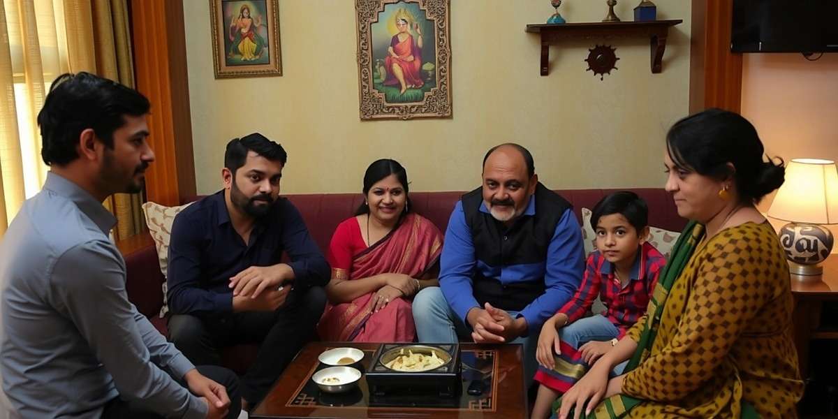Fennel Spirit Realm Family Gameplay Fennel Spirit Realm family gameplay session in a home in Punjab, with multiple generations playing together
